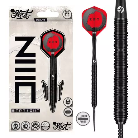 Shot Zen Straight Turbo Point 90% Dartstikat - Shot Darts Tikat - SH-ZSTTP-23 - 1