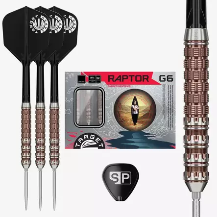 Target Japan George Nishitani Raptor G6 22g Swiss Point 90% Dartstikat - Target Darts Tikat - 190593 - 1
