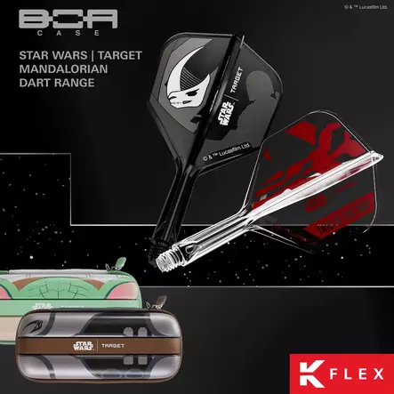 Target Star Wars K-Flex Mandalorian NO6 Gift Set - 2 Settiä - Kiinteäsulkaiset varret - 410623 - 2