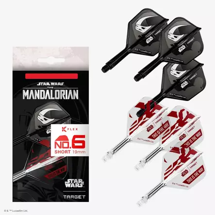 Target Star Wars K-Flex Mandalorian NO6 Gift Set - 2 Settiä - Kiinteäsulkaiset varret - 410623 - 1