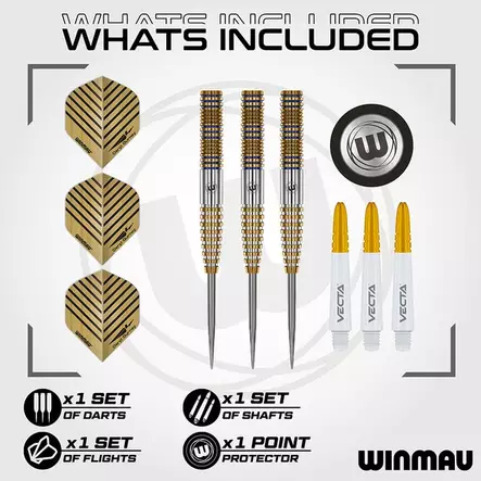 Winmau Daryl Gurney Signature Edition 95% 23g Dartstikat - Winmau Darts Tikat - 1551-23 - 2