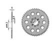 Takaratas 52T 420 – MBK X-Limit / Yamaha DT50 - Mopon ja Moottoripyörän varaosat - 73823 - 1