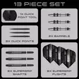 Harrows Supergrip Bomb Quick Point 90% Dartstikat - Harrows Darts Tikat - BD89223 - 5