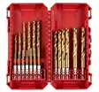 Milwaukee HSS-G TiN Red Hex -poranteräsarja (19-osainen) - Poranterät - 4932499763 - 1