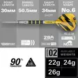 Target Buzz 02 Swiss Point 90% darts-tikat - Target Darts Tikat - 190863 - 2