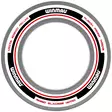 Winmau Advance White Red Surround Seinäsuoja - Dartstaulun seinäsuojat  - 4453 - 1