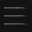 Winmau Extra Long Black Points - Darts Kärjet - 8373 - 1