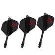 Winmau Fusion Blade X Black NO2 Dartsulat - Kiinteäsulkaiset varret - 8863 - 1