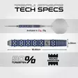 Winmau Lunaris Parallel Switch Point 90% Dartstikat - Winmau Darts Tikat - 1555-23 - 4