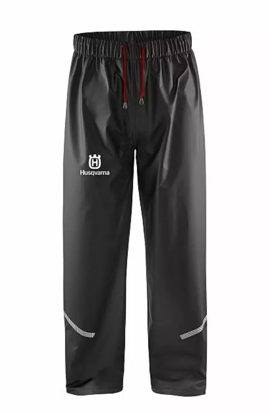 Husqvarna mustat sadehousut M - Sadevaatteet - 5951052-03 - 1