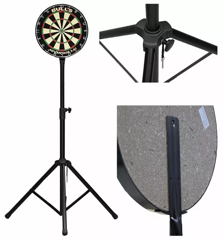Bull's Tripod Dartboard Stand 2 - Darts tauluvalot ja taulutelineet - BU-64303 - 1