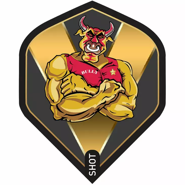 Shot Michael Smith Bully Boy Gold No.2 Darts Sulat - Dartstikan irtosulat - SH-SF7543 - 1
