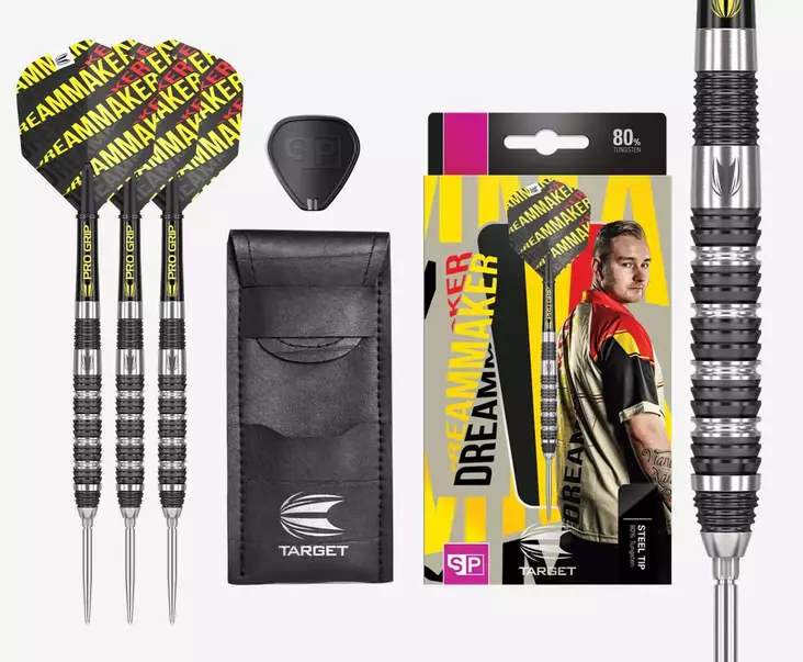 Target Dimitri Van den Bergh 80% SP Dartstikat - Target Darts Tikat - 190193 - 1