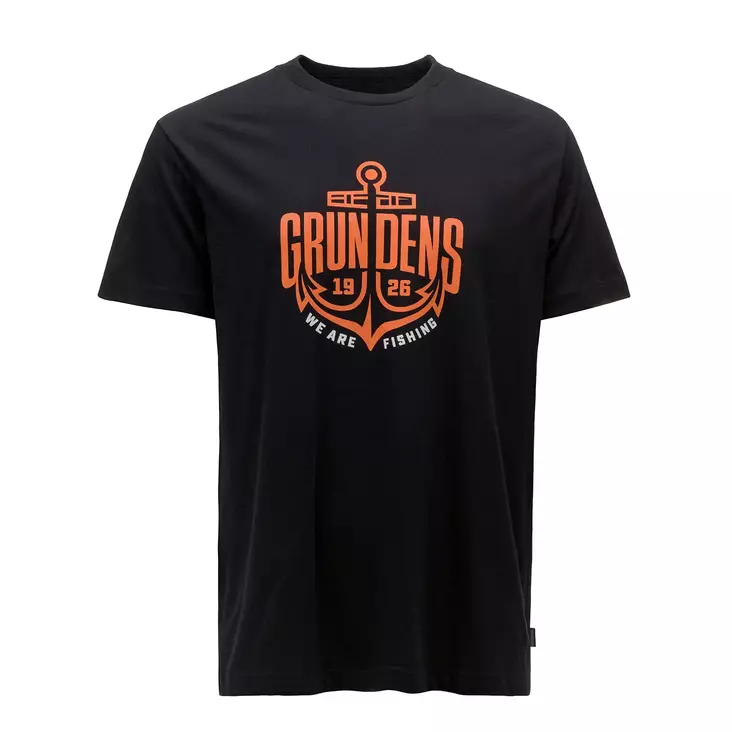 Grundens Logo Anchor T-Paita Black - Grundens Kalastusvaatteet - 50375-001-0013 - 1