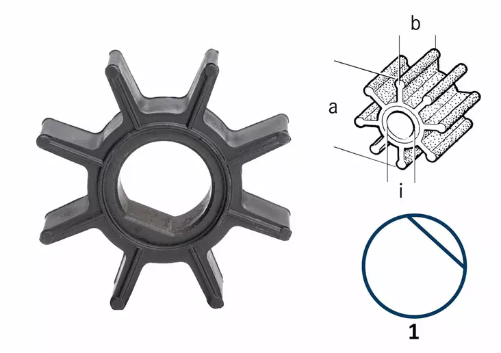 Honda OEM Siipipyörä 19210-ZVD-003 - Honda OEM Vesipyörät ja Jäähdytys - 19210-ZVD-003 - 1