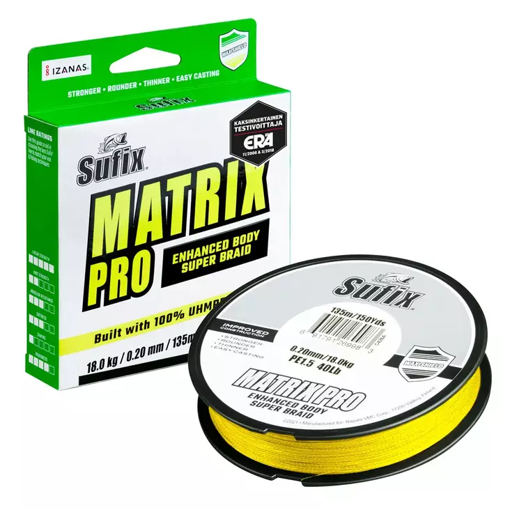 Sufix Matrix Pro 135m Kuitusiima - Kuitusiimat - 127343 - 1