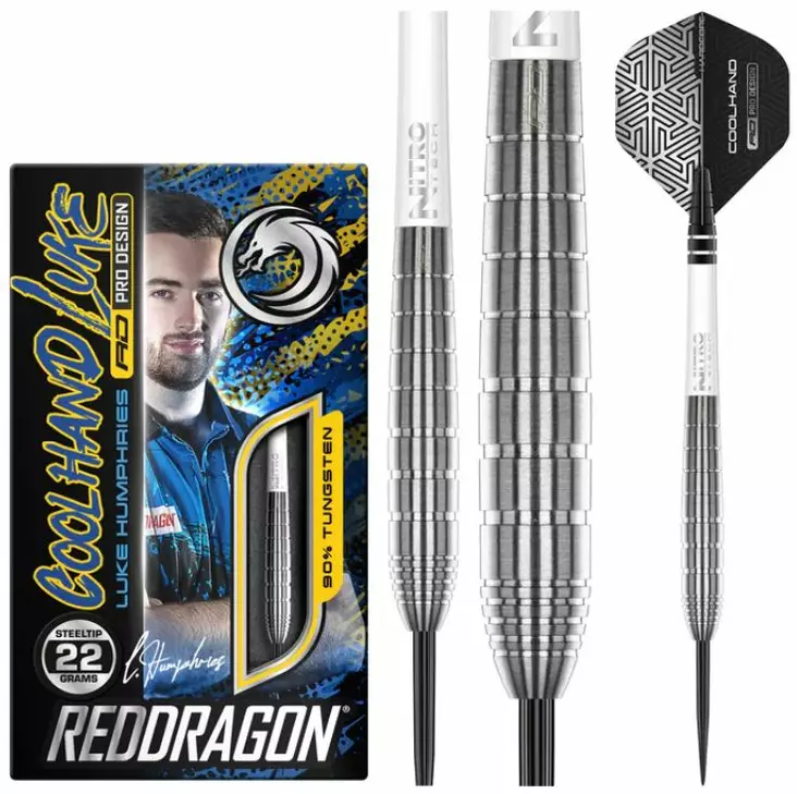 Red Dragon Luke Humphries TX1 Dartstikat - Red Dragon Darts Tikat - RDD2503 - 1