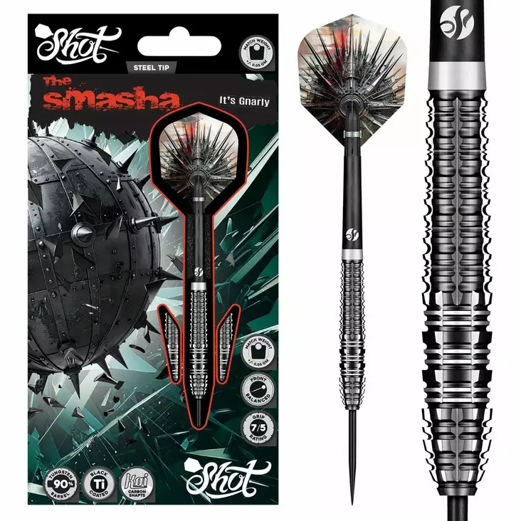 Shot Gnarly Smasha 90% Dartstikat 23g - Shot Darts Tikat - SH-GAST-23 - 1