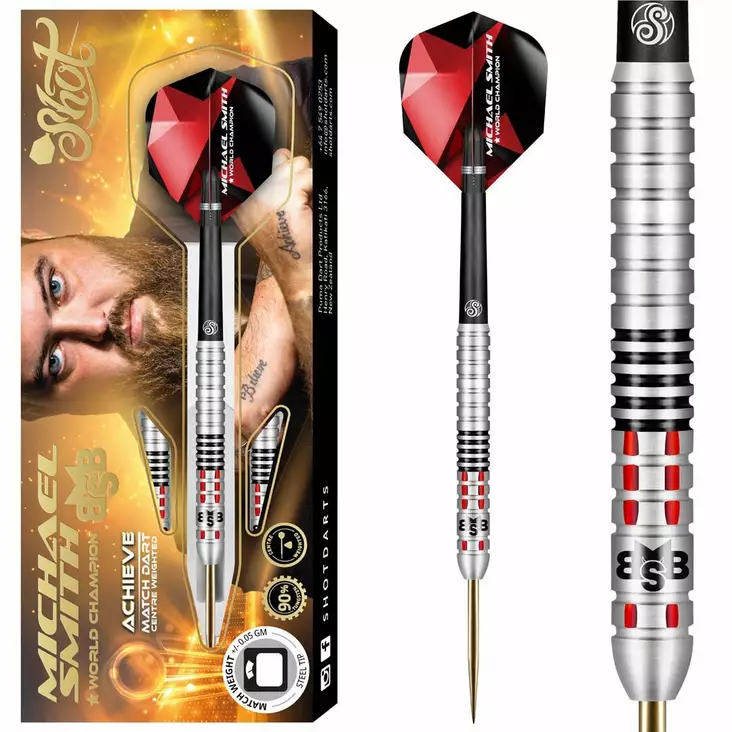 Shot Michael Smith Achieve 90% Darts Tikat - Shot Darts Tikat - SH-MSAST-23 - 1