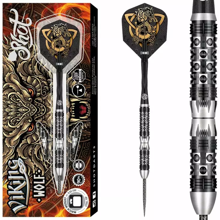 Shot Viking Wolf 90% Dartstikat - Shot Darts Tikat - SH-VWST-23 - 1