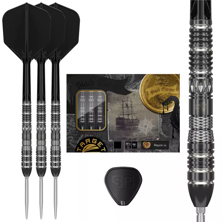 Target Japan Black Marque Dragon 3.0 Swiss Point 90% Dartstikat - Target Darts Tikat - 190583 - 1