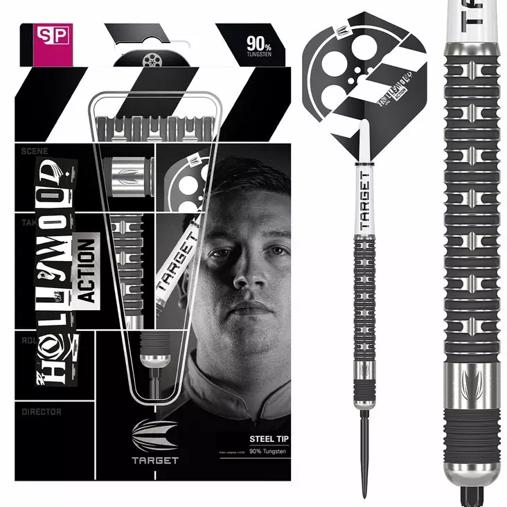 Target Steeltip Chris Dobey Hollywood Action 90% Darts Tikat - Target Darts Tikat - 190303 - 1