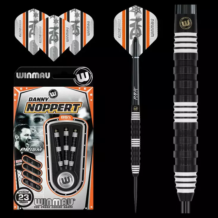 Winmau Danny Noppert 85% Tungsten Pro-Series Dartstikat - Winmau Darts Tikat - 1501-23 - 1