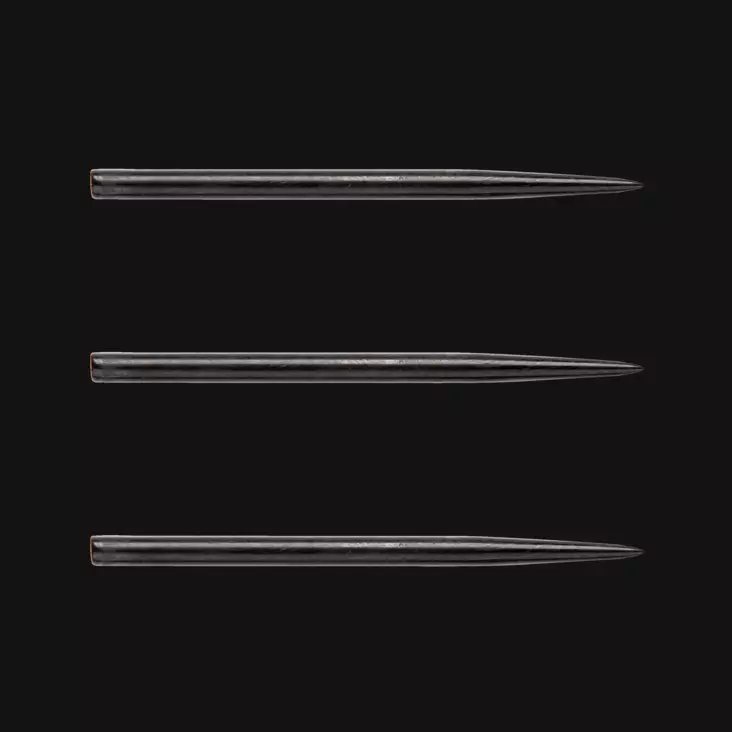 Winmau Extra Long Black Points - Darts Kärjet - 8373 - 1