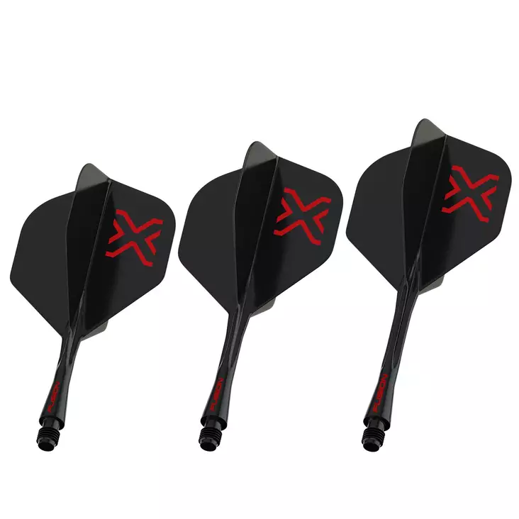 Winmau Fusion Blade X Black NO2 Dartsulat - Kiinteäsulkaiset varret - 8863 - 1