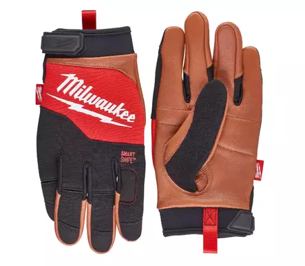 Milwaukee Hybrid Leather hanskat - Milwaukee Jalkineet ja Asusteet - 4932471914 - 2
