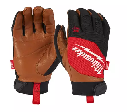 Milwaukee Hybrid Leather hanskat - Milwaukee Jalkineet ja Asusteet - 4932471914 - 1