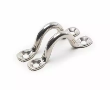 Qvarken Ruuvikiinnitteinen lenkki 2kpl | AISI 316 Haponkestävä - Venekiinnikkeet ja pientarvikkeet - 103-11-0004 - 1