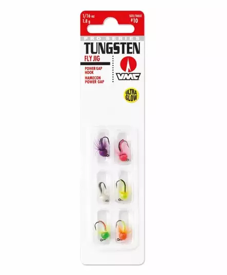 VMC Tungsten Fly Jig Kit Glow Perholajitelma #12 - Perhot ja perholajitelmat - 129524 - 1