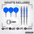 Red Dragon Gerwyn Price Blue Original Switch Point 90% Dartstikat - Red Dragon Darts Tikat - RDD3014 - 5