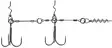 BKK Chain-21 Stinger Rig Haukirigi 1kpl - Stingerit, ruuvit ja rigit - A-EU-0134 - 1