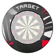 Target Patterned Notched Black darts-taulun suojarengas - Dartstaulun seinäsuojat  - 440264 - 1
