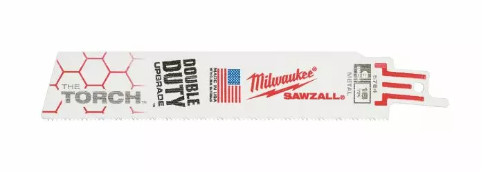 Milwaukee Heavy Duty TORCH™ Puukkosahan purkuterä | 150/18TPI | 5kpl - Puukkosahan terät - 48005784 - 1