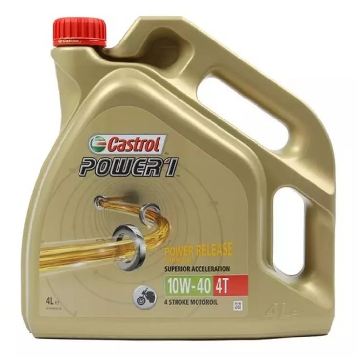 Castrol Power 1 4T 10W-40 (GPS) 4 L - Moottoriöljyt - 55-406-004 - 1