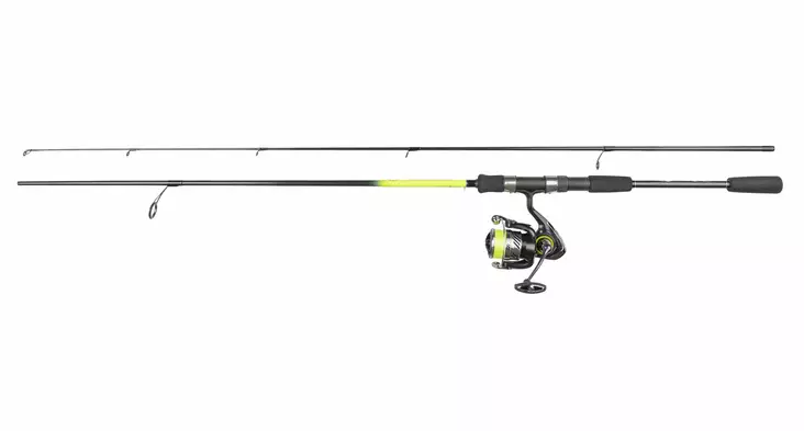 Daiwa Crossfire 2500 702MF 10-30g Chartreuse Flame Avokelasetti - Avokelasetit - 217524 - 1