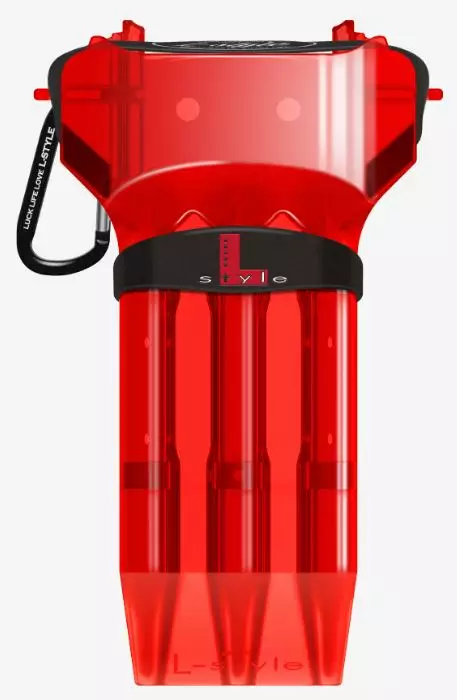 L-Style KRYSTALONE(n) Tikkakotelo Red - Darts lisävarusteet - KR0104 - 1