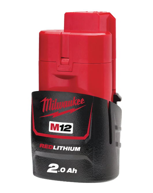 Milwaukee M12 B2 2.0Ah Akku - Milwaukee Akut ja Laturit - 4932430064 - 1