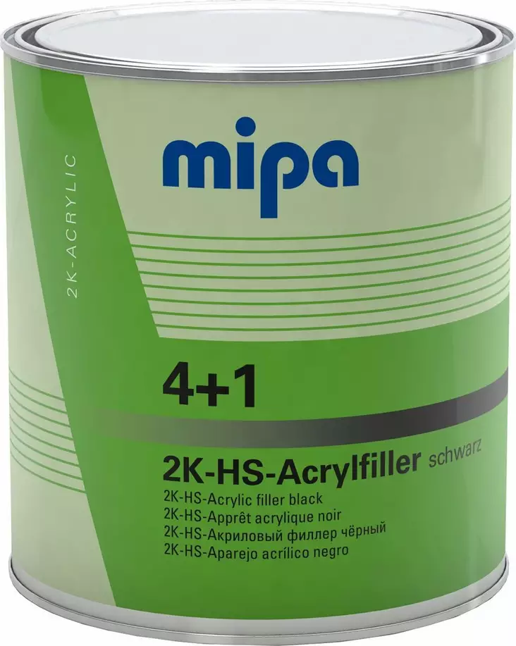 MIPA 4+1 Acryl Filler Hiontamaali 3L - Pohjamaalit ja Kitit - 228530004 - 1