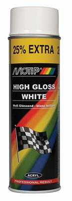 Motip maali valkoinen 500ml - Spraymaalit - 104-04004 - 1