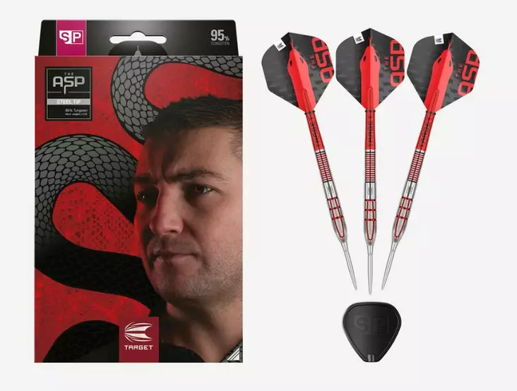Nathan Aspinall G2 SP Dartstikat teräskärjellä - Target Darts Tikat - 190254 - 1