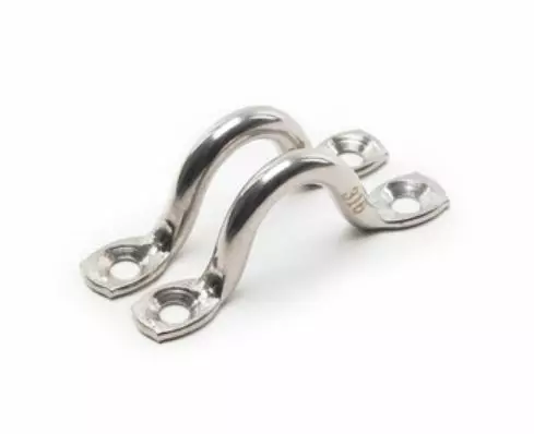 Qvarken Ruuvikiinnitteinen lenkki 2kpl | AISI 316 Haponkestävä - Venekiinnikkeet ja pientarvikkeet - 103-11-0004 - 1