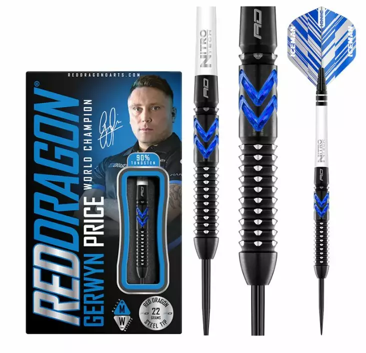 Red Dragon Gerwyn Price Blue Ice SE Darts Tikat - Red Dragon Darts Tikat - RDD2254 - 1