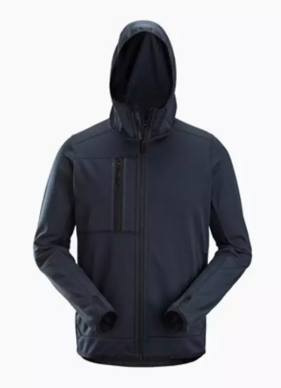 Snickers Vetoketjufleecehuppari Navy S - Työtakit ja housut - 80589500004 - 4