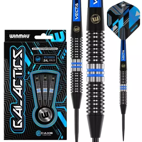 Winmau Galactics 90% Steel Tip Darts tikat - Winmau Darts Tikat - 1526-24 - 1