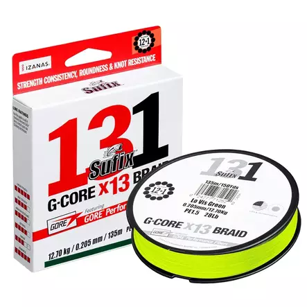 Sufix 131 G-Core x13 Neon Chartreuse Kuitusiima - Kuitusiimat - 125405 - 1