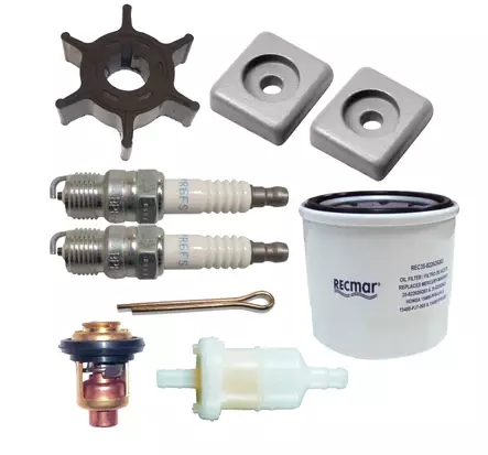 Recmar Huoltosarja Honda BF8, BF9.9D, BF10 perämoottorille - Honda Tarvike Huoltosarjat - REC06211-ZW9-505 - 1